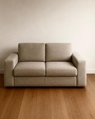 Divano Chateau d’Ax 160 cm tessuto grigio chiaro