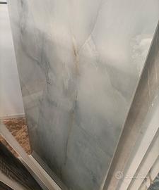 piastrella alba azzurra lucida 60x120 rett