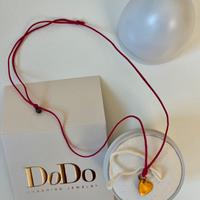DoDo collana bambina charm cuore oro rosa 9k