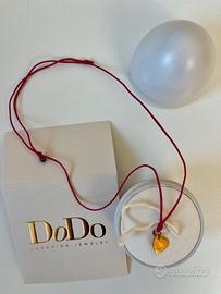 DoDo collana bambina charm cuore oro rosa 9k
