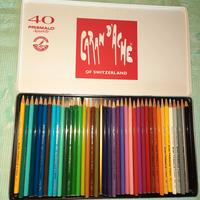 Scatola 40 pz di Caran D'Ache usati pochissimo