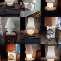  lampade anni 70 in vetro murano