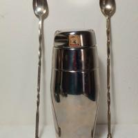 Alfra Alessi Shaker L870 e due Bar Spoon "Cinzano"