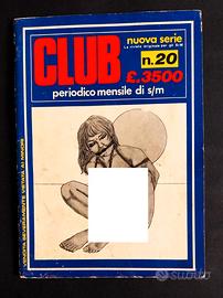 CLUB MENSILE SADOMASO N. 20 EDIZIONI MODERNE 1979