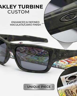 Oakley Turbine CUSTOM - Finitura Camo Unica