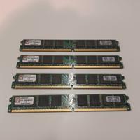 Set Memorie RAM DDR2 4 x 2GB Kingston