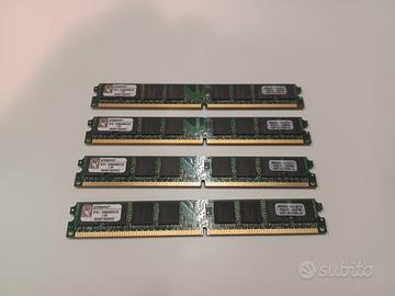 Set Memorie RAM DDR2 4 x 2GB Kingston