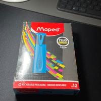 Set 12 evidenziatori blu Maped WIGO