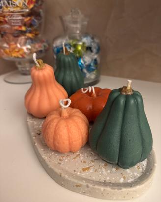Candele zucche autunnali
