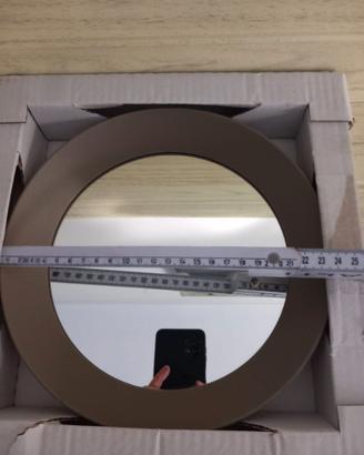IKEA LANGESUND Specchio con cornice rotonda da 25