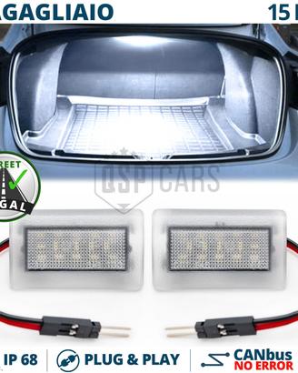 Luci LED Bagagliaio Per TESLA LED Interni Bianchi