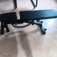 Panca multifunzionale + kit manubri regolabili 