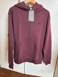 Felpa New Balance Uomo Bordeaux Cappuccio S