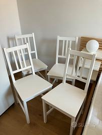 Sedie Ikea bianche