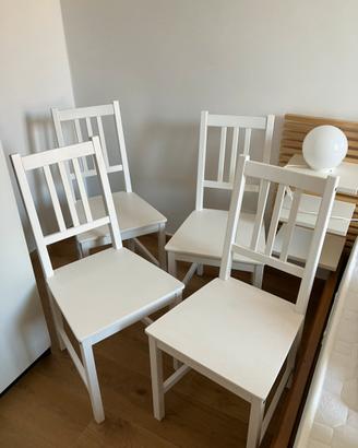 Sedie Ikea bianche
