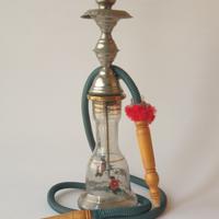 Narghilè  h 40 cm vetro decorato