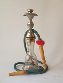 Narghilè  h 40 cm vetro decorato