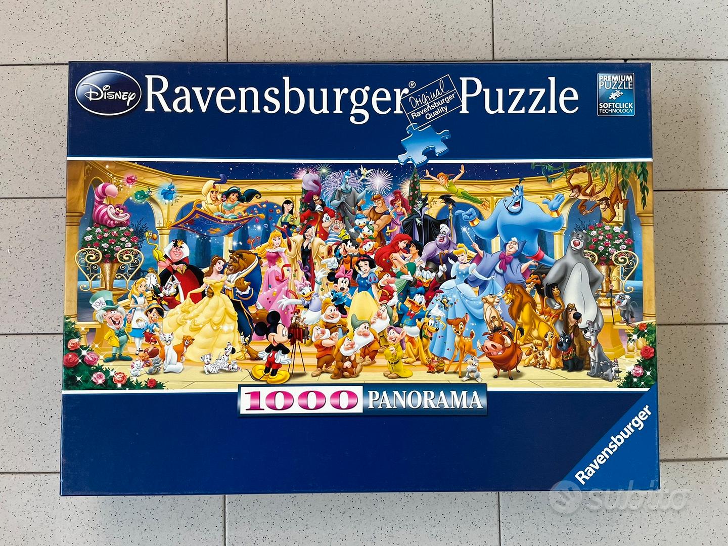 Ravensburger Puzzle panorama 1000 pezzi, Personaggi Disney - Giochi Puzzle