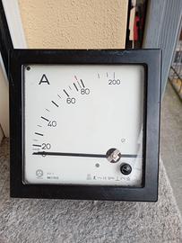 Amperometro vintage da quadro