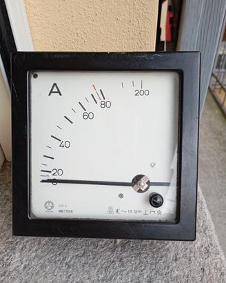 Amperometro vintage da quadro