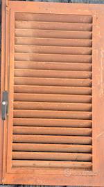 porta finestra persiana in ferro 