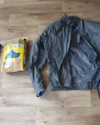  giubbotto moto più guanti più telo moto