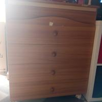 fasciatoio cassettiera con bagnetto