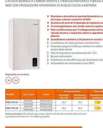 caldaia atmosfera, condesazione 