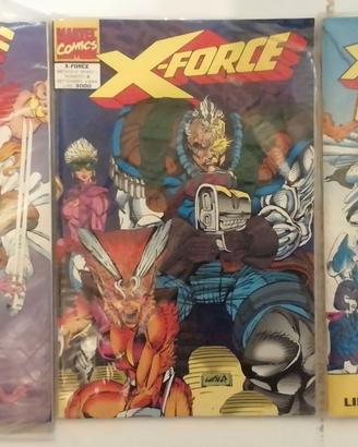 X-FORCE n 0, 1 misprint 2 adesivo correzione 1994