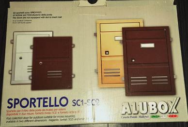 Cassetta delle lettere da incasso in metallo nero