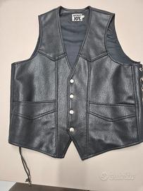 Gilet in pelle BIKERS