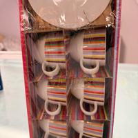 Set di 6 tazze da caffè