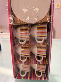 Set di 6 tazze da caffè