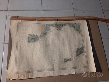 cartina nautica originale golfo di napoli