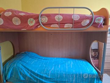 letto a castello per  bambini e ragazzi