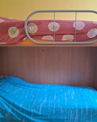 letto a castello per  bambini e ragazzi