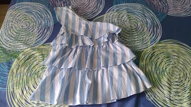 Maglia bambina monospalla