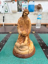 scultura in legno d’ulivo