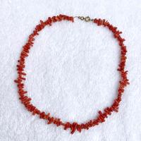 Collana corallo rosso girocollo vintage rametti