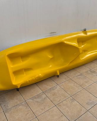 Canoa vetro resina due posti completa di pagaie