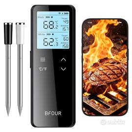 Termometro per carne con base autonoma, Bluetooth