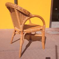 Sedia in Rattan vimini