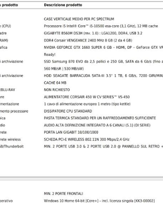 PC Gaming i5 GTX 1660 Super 40GB Ram Descrizione⬇️