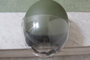 CASCO -JET-JFM -OMOLOGATO-COL-VERDE MIL-OPACO -M-S