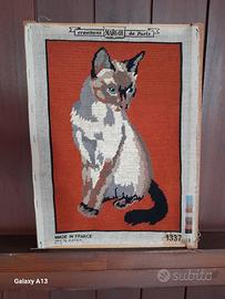 Canovaccio ricamato dei primi anni 70