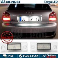 PLACCHE Luci Targa LED per AUDI A3 8L A4 B5 Canbus