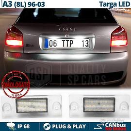 PLACCHE Luci Targa LED per AUDI A3 8L A4 B5 Canbus