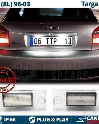 PLACCHE Luci Targa LED per AUDI A3 8L A4 B5 Canbus