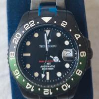 OROLOGIO TECNOTEMPO AUTOMATICO GMT SUB 200MT NUOVO