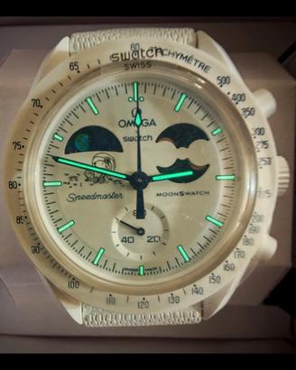 Omega per swatch moonshine gold